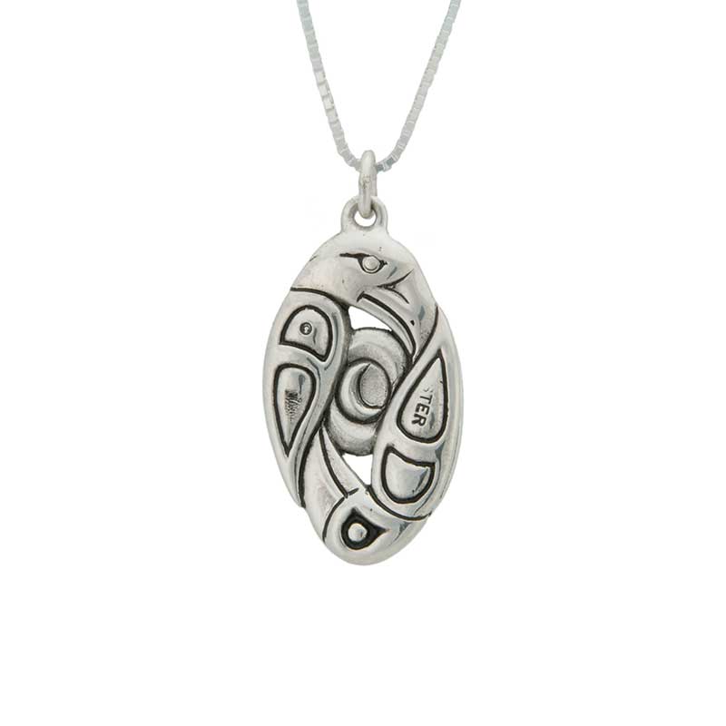 Raven and Eagle Pendant