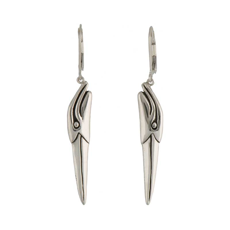 Heron Head Earrings