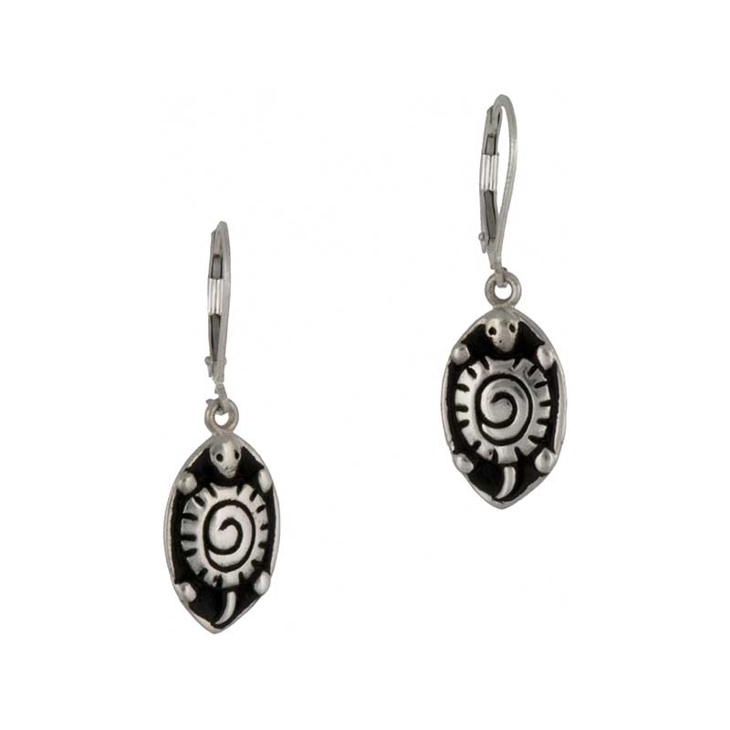September Moon Earrings, Sterling Silver