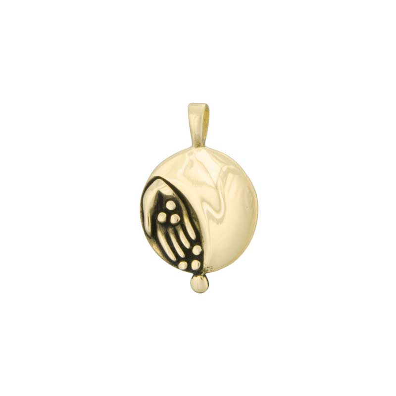 April Moon Pendant, 14 kt. Gold