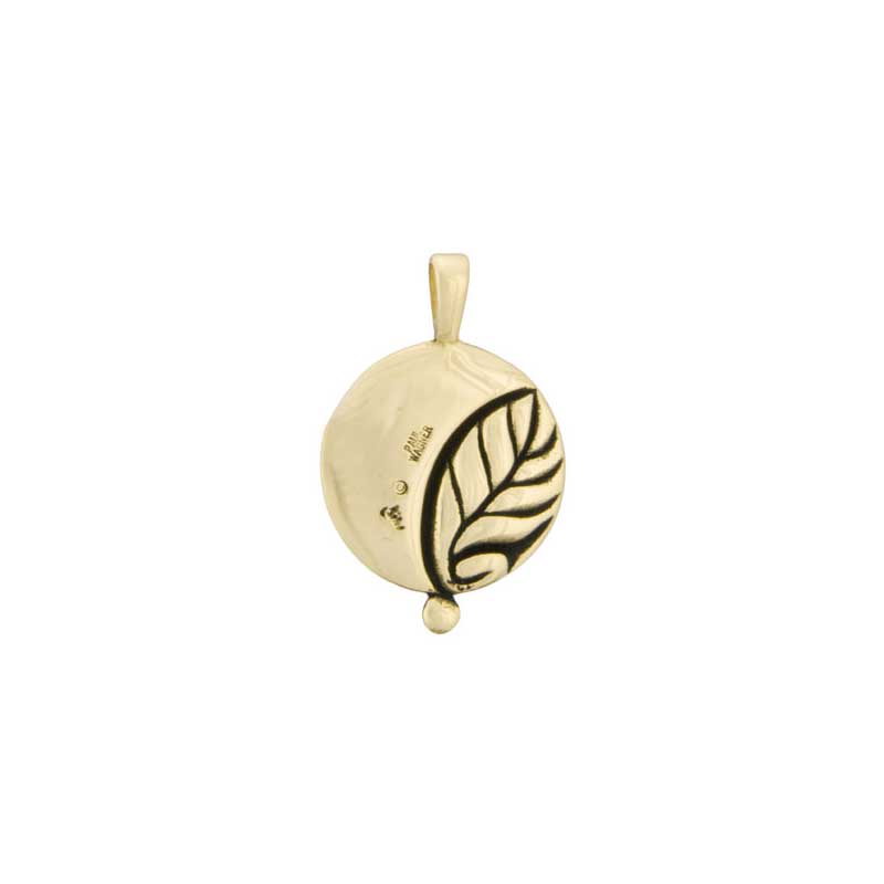 April Moon Pendant, 14 kt. Gold