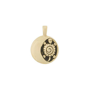 September Moon Pendant,  14 kt. Gold