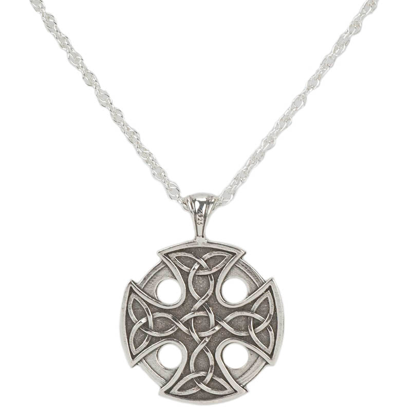 St. Brynach's Cross Pendant, Sterling Silver