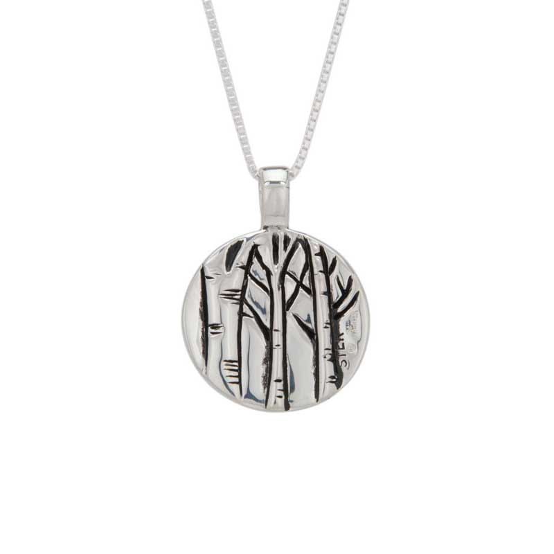 Aspen Grove Moon Pendant