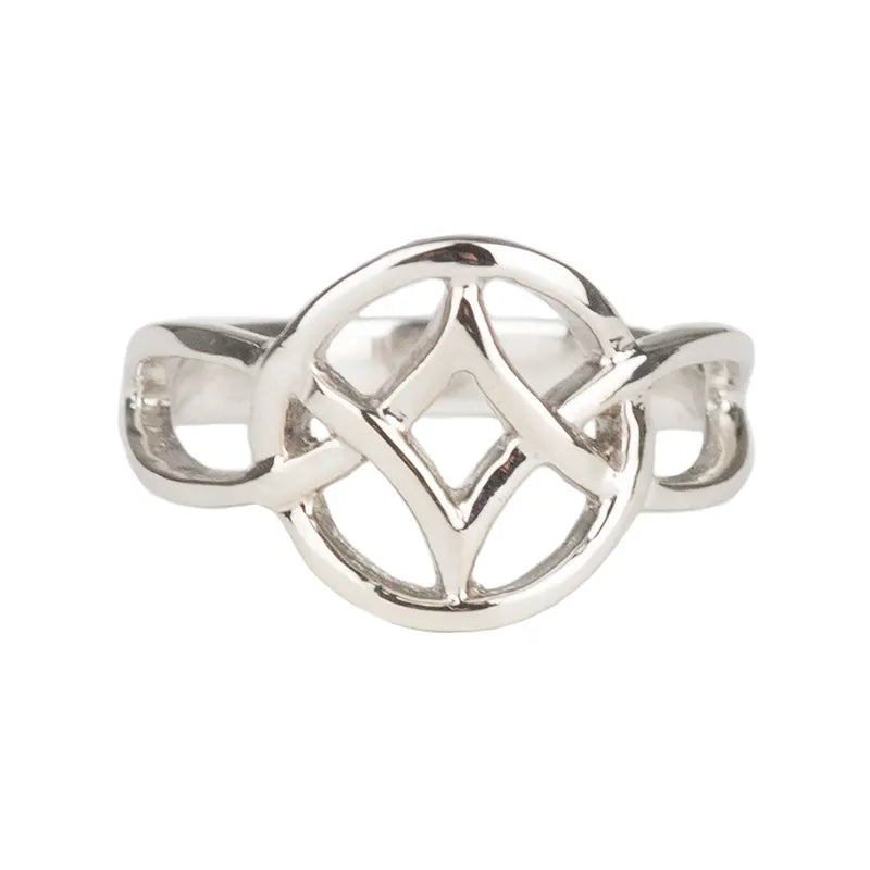 Everlasting Love Ring, Small, size 6, 14 kt. White Gold