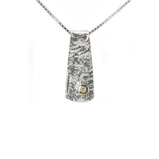 Reticulated Pendant, Silver