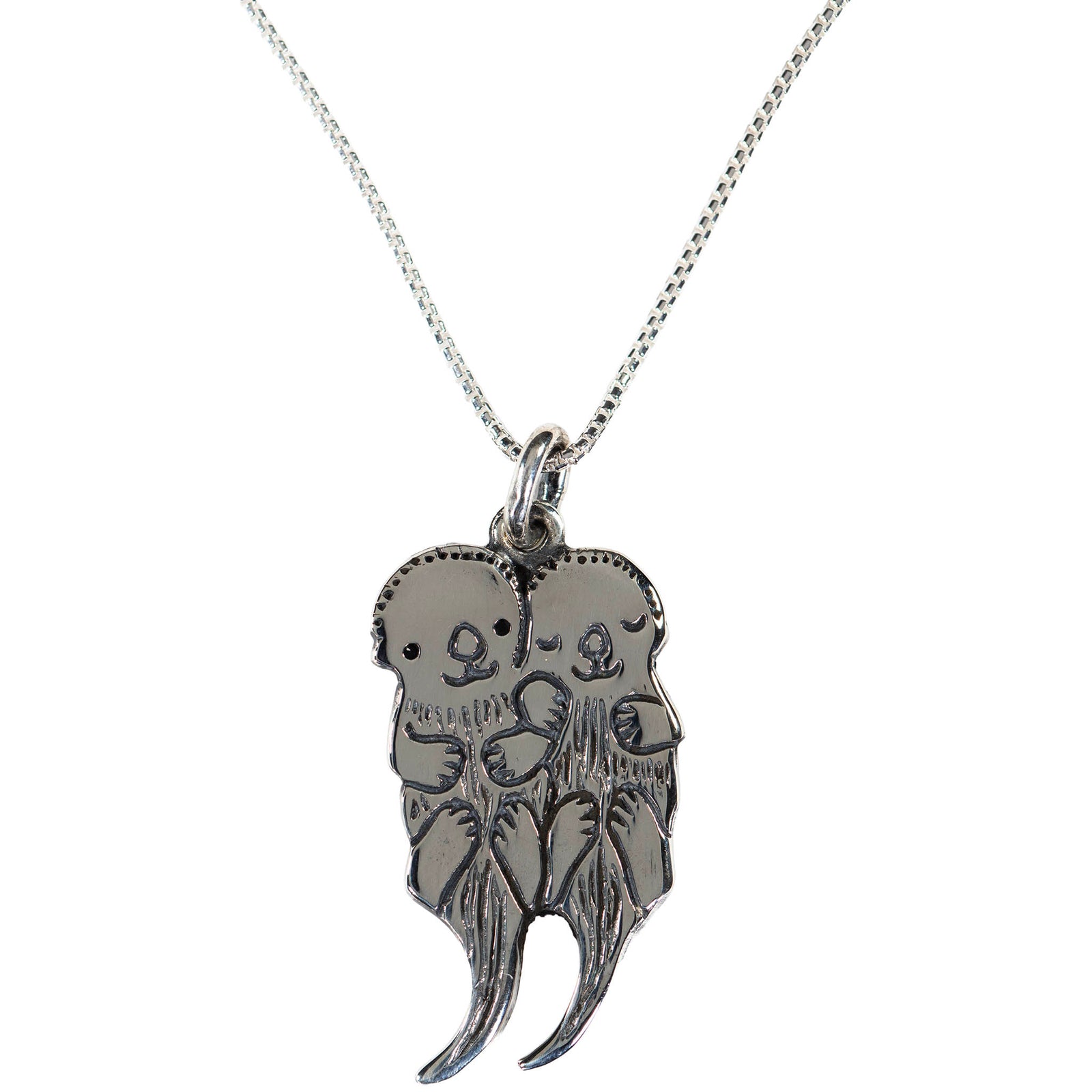 Otter Necklet, Sterling Silver