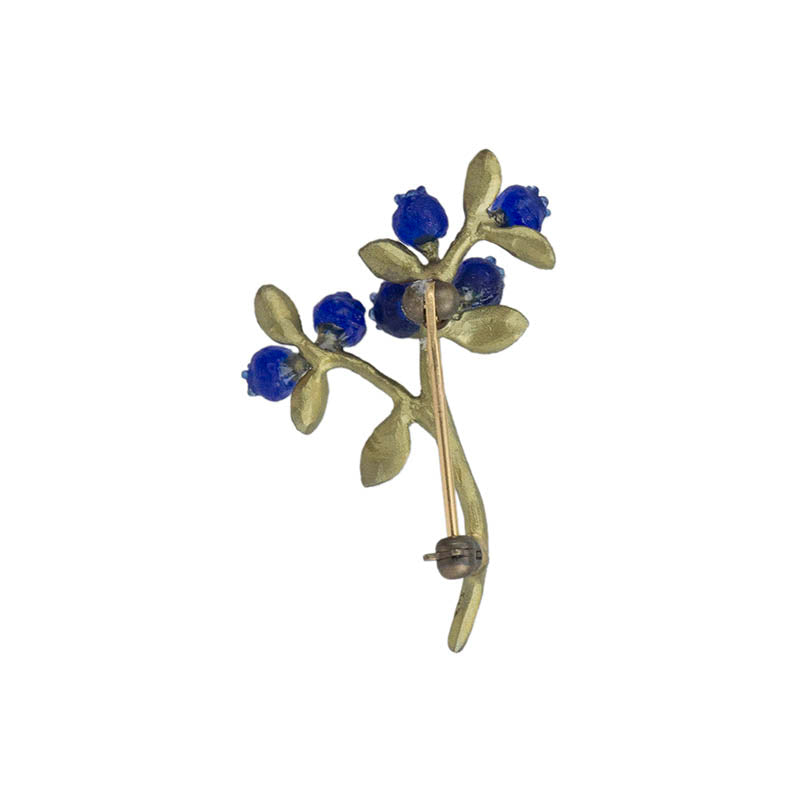 Petite Blueberry Brooch