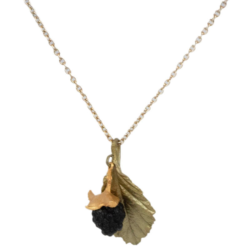 Blackberry Leaf Pendant