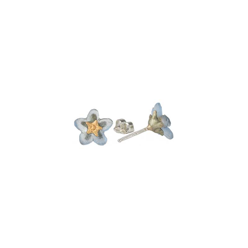 Forget Me Not Earrings, Post