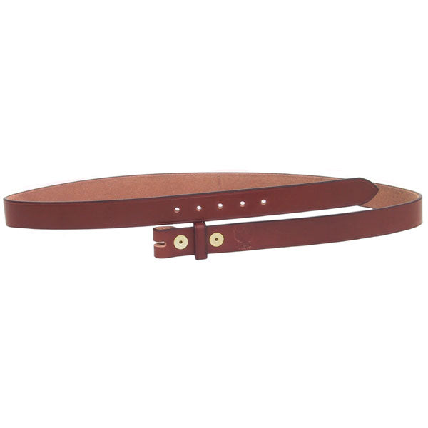 Leather Belt, 1 inch,  No Buckle