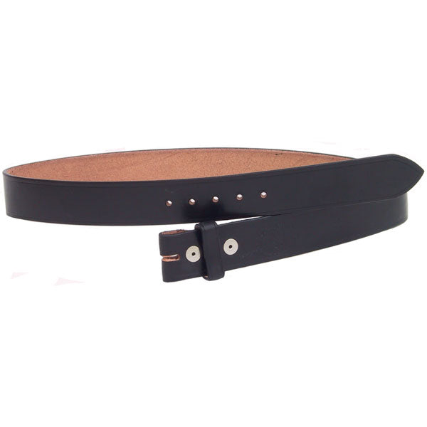 Leather Belt, 1.5 inch, No Buckle