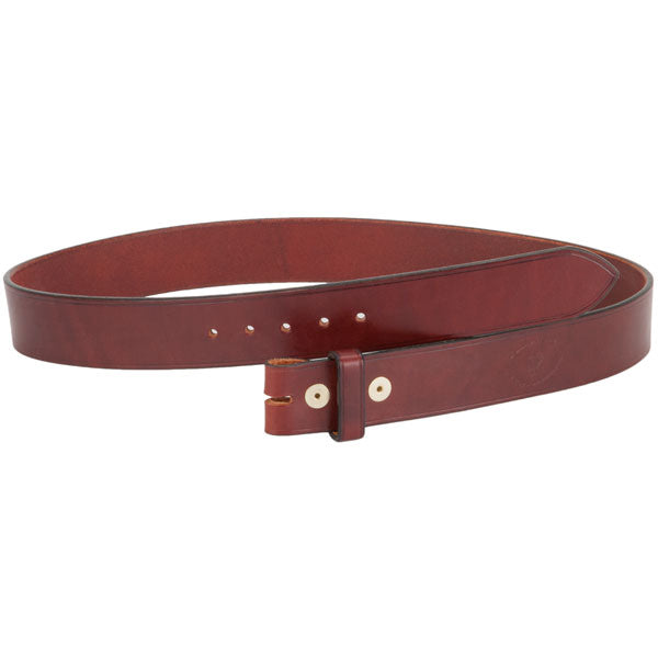 Leather Belt, 1.5 inch, No Buckle