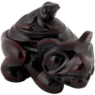 Bear/Frog Rosewood Spirit Box