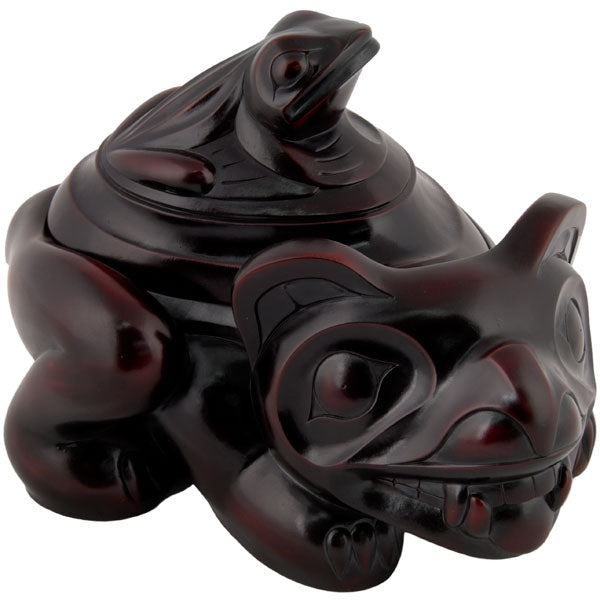 Bear/Frog Rosewood Spirit Box