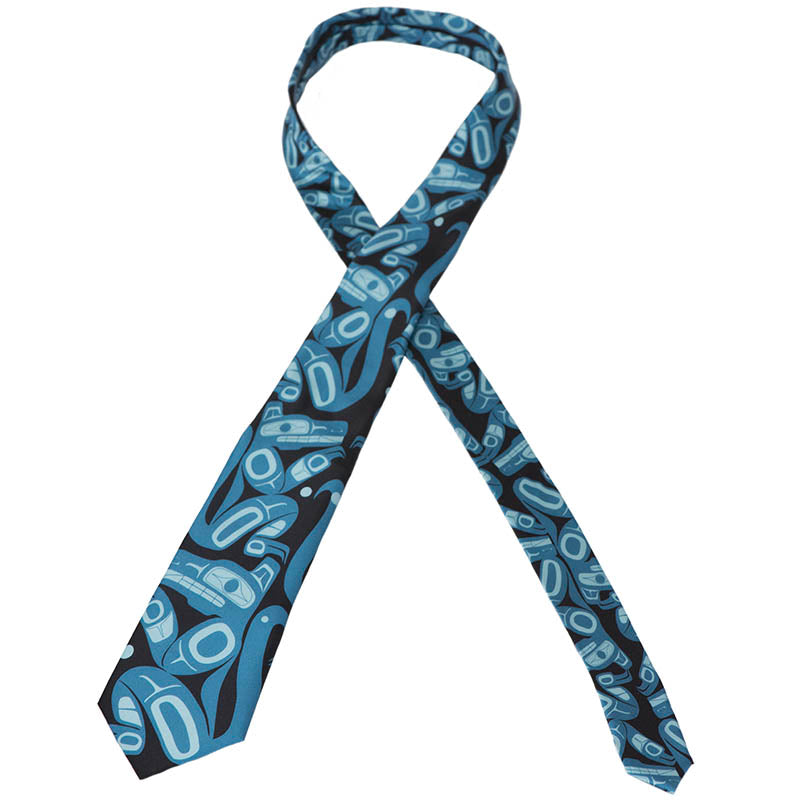Wolf Tie, 100% Silk, Ben Houstie