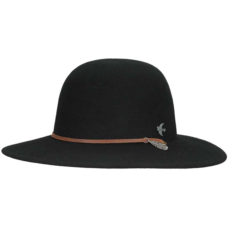 Bird and Feather Wool Hat