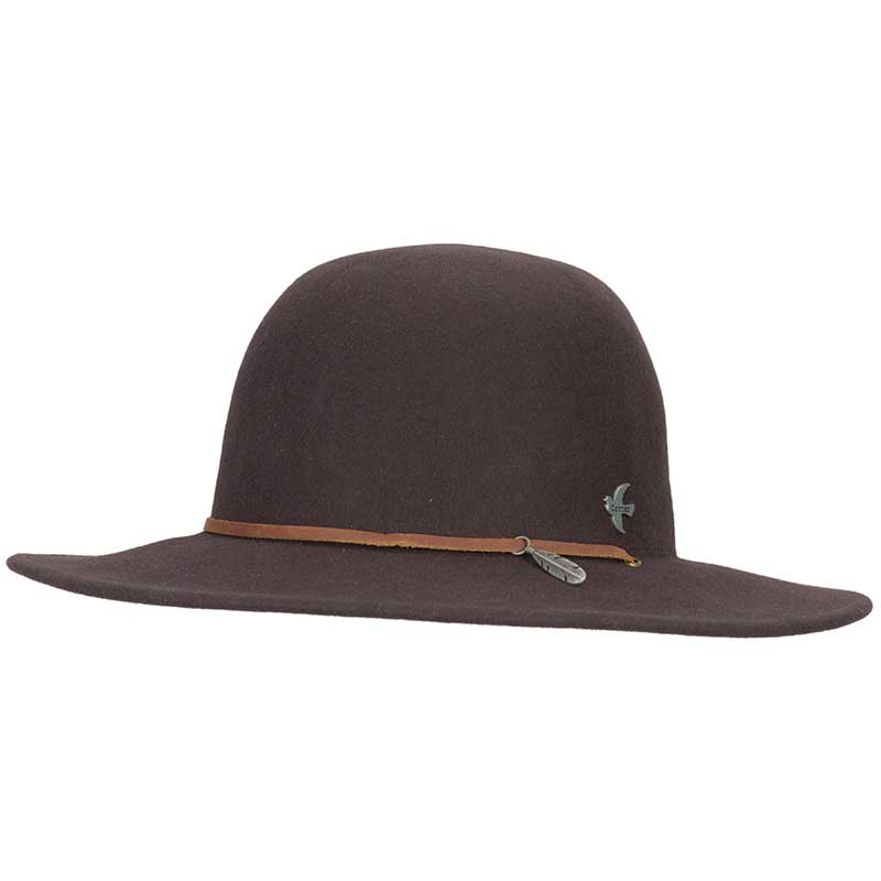 Bird and Feather Wool Hat