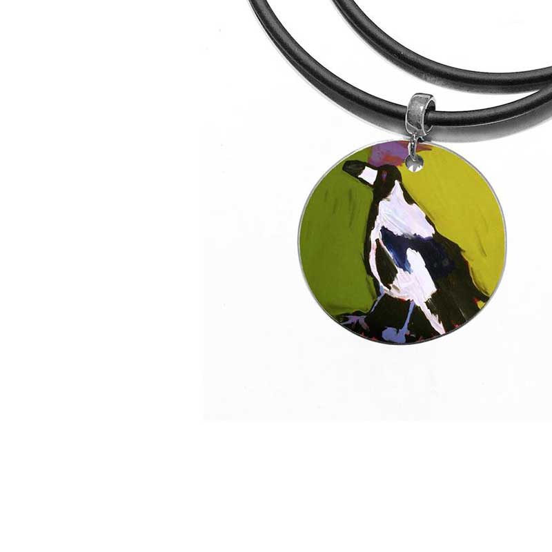 Magpie of Yuendumu Pendant