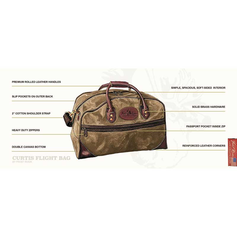 Curtis Flight Bag, CarryOn, Tan