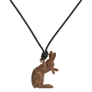 Rabbit Pendant with cord