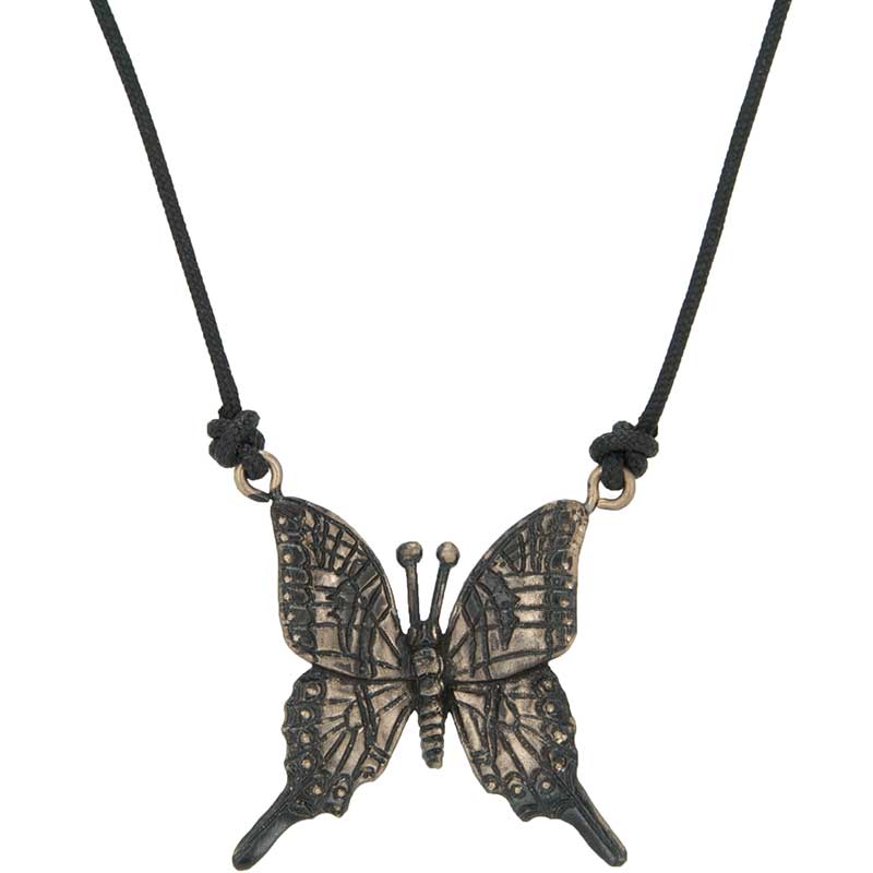 Swallowtail Butterfly Pendant with cord