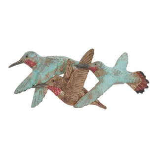 3 Rufous Hummingbirds Pin