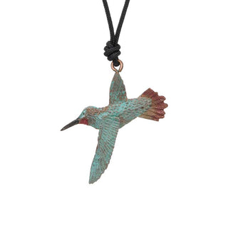 Gliding Rufous Hummingbird Pendant