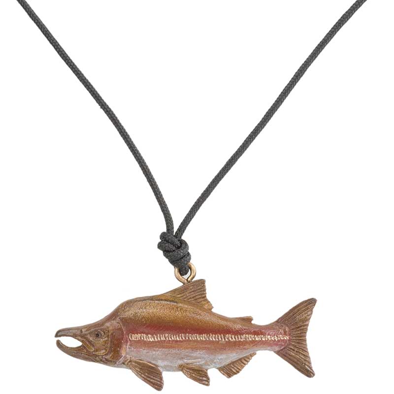 Humpback Salmon Pendant