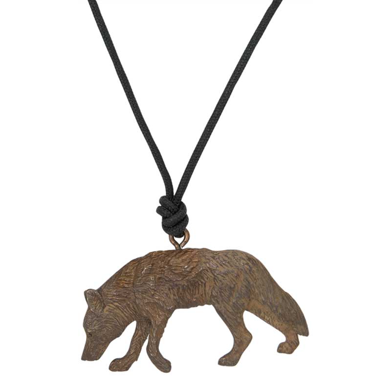 Trail Wolf Pendant