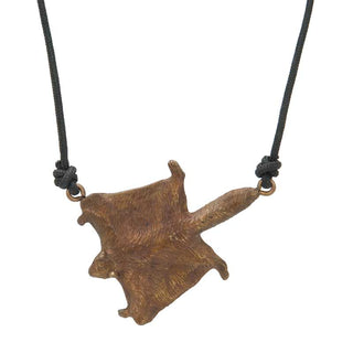 Flying Squirrel Pendant with cord