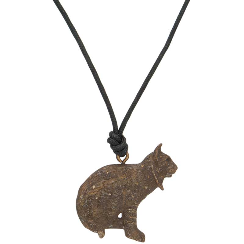 Bobcat Pendant with cord