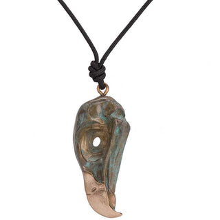 Eagle Skull Pendant with cord