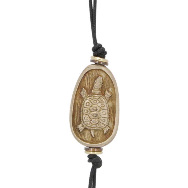 Sea Turtle and Tortoise Amulet Zipper Pull