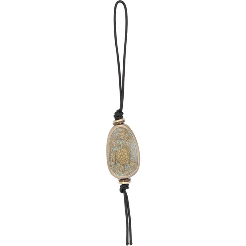 Sea Turtle and Tortoise Amulet Zipper Pull