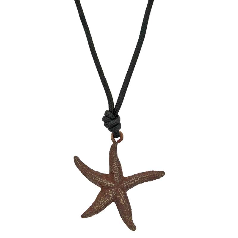 Starfish Pendant with cord