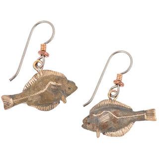 Halibut Earrings, Fishhook