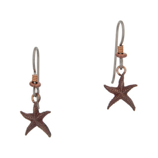 Starfish Earrings, Fishhook