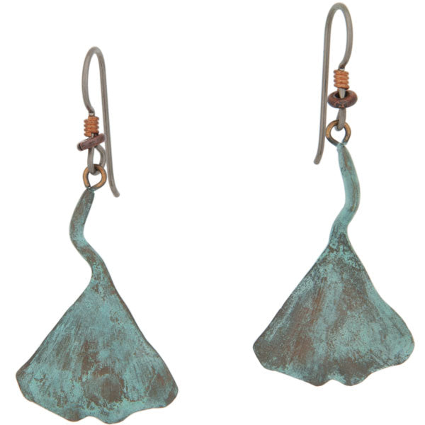 Ginkgo Leaf Earrings