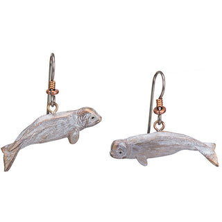 Beluga Whale Earrings