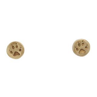 Wolf Print Earrings, Post