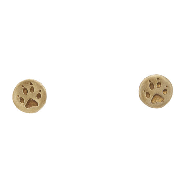 Wolf Print Earrings, Post