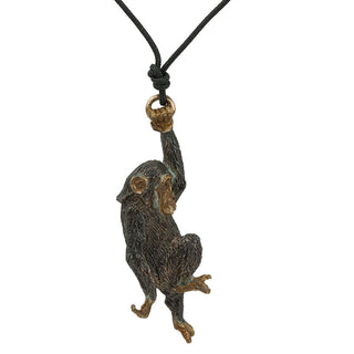 Swinging Chimp Pendant with cord
