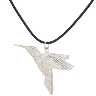 Hummingbird Pendant, Sterling Silver
