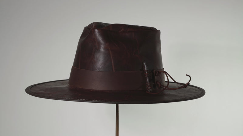 360 degree view of the Unforgiven Hat by American Hat Makers
