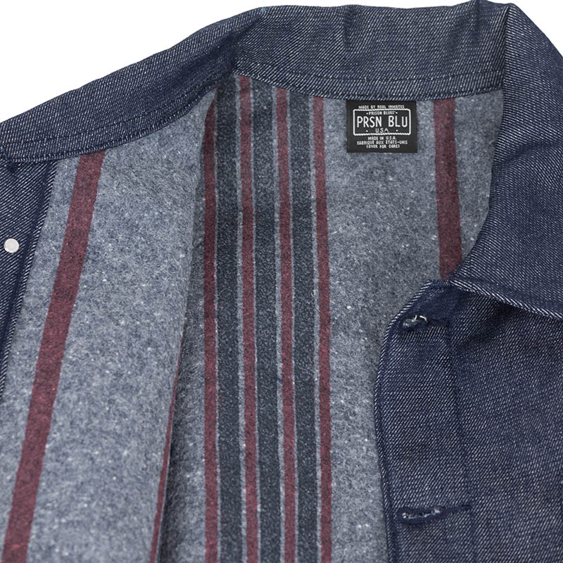 Lined Yard Coat, Rigid Blue Denim