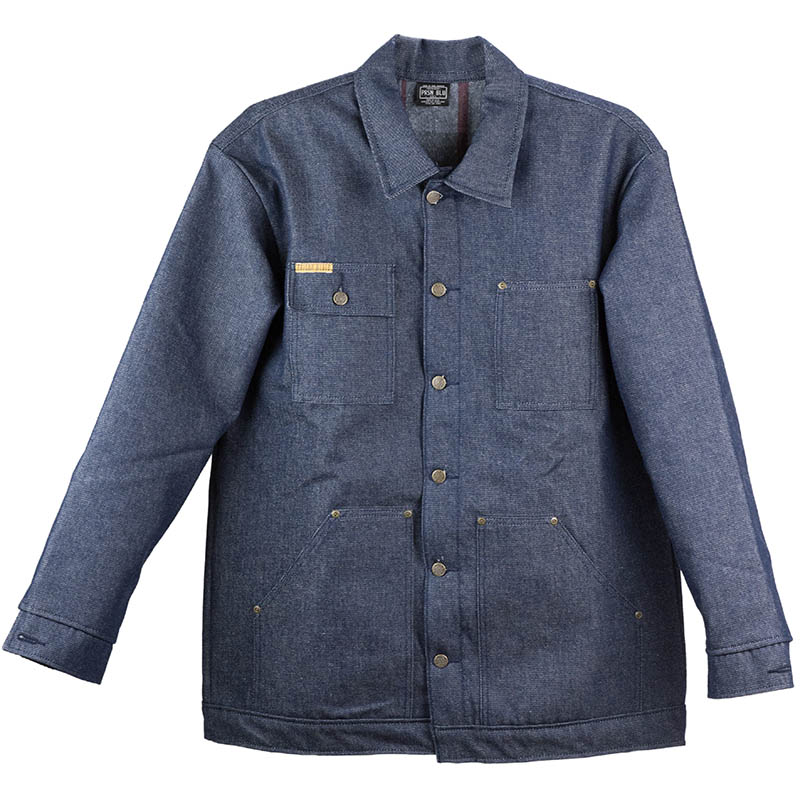 Lined Yard Coat, Rigid Blue Denim