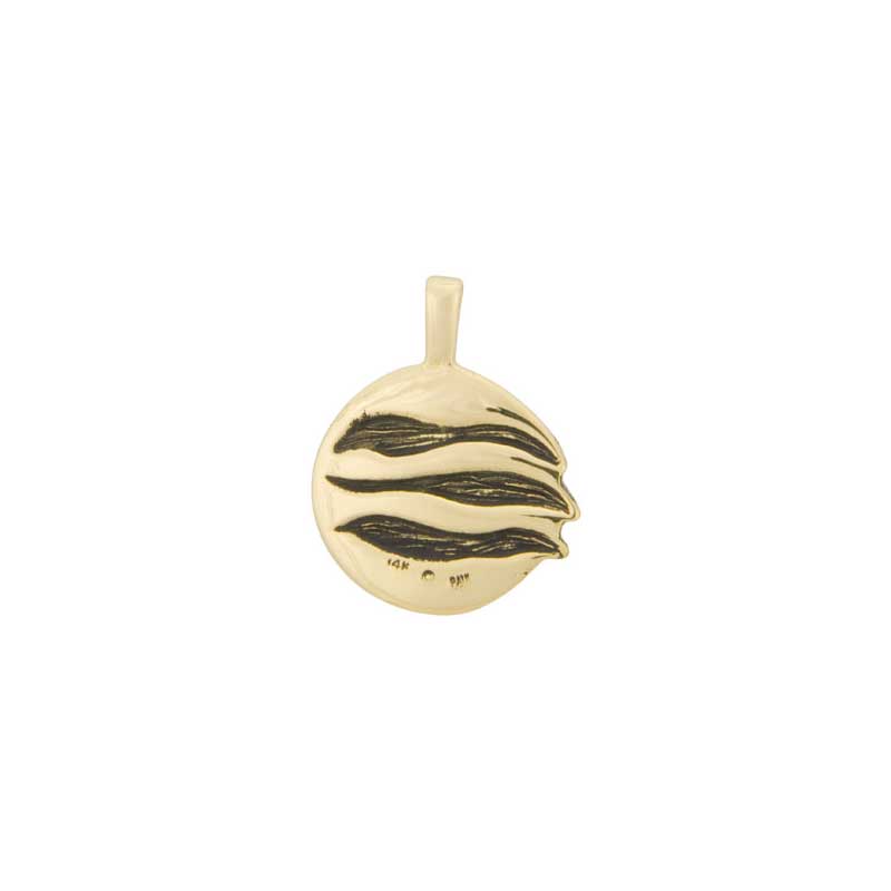 November Moon Pendant, 14 kt Gold