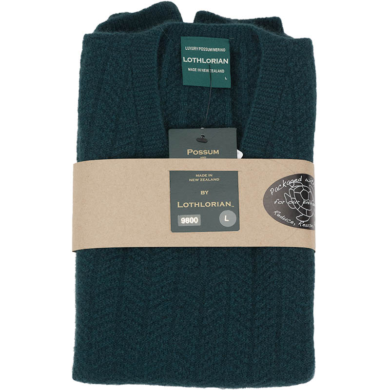 Possum Pullover Vest, Tasman Green