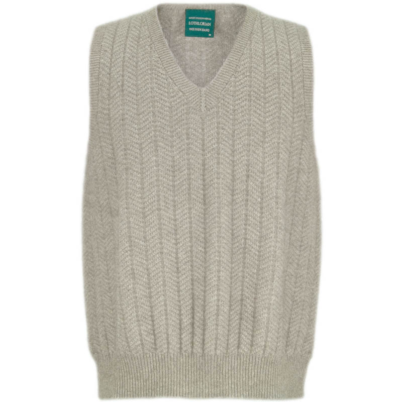 Possum Pullover Vest, Natural